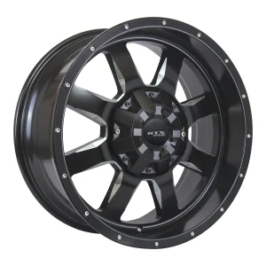 RTX Wheels – Ridgeline – Black – 20″x9″ 0mm – Summer Wheels – 081692